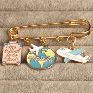 Travel statement pin