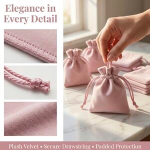 Velvet bags-pink