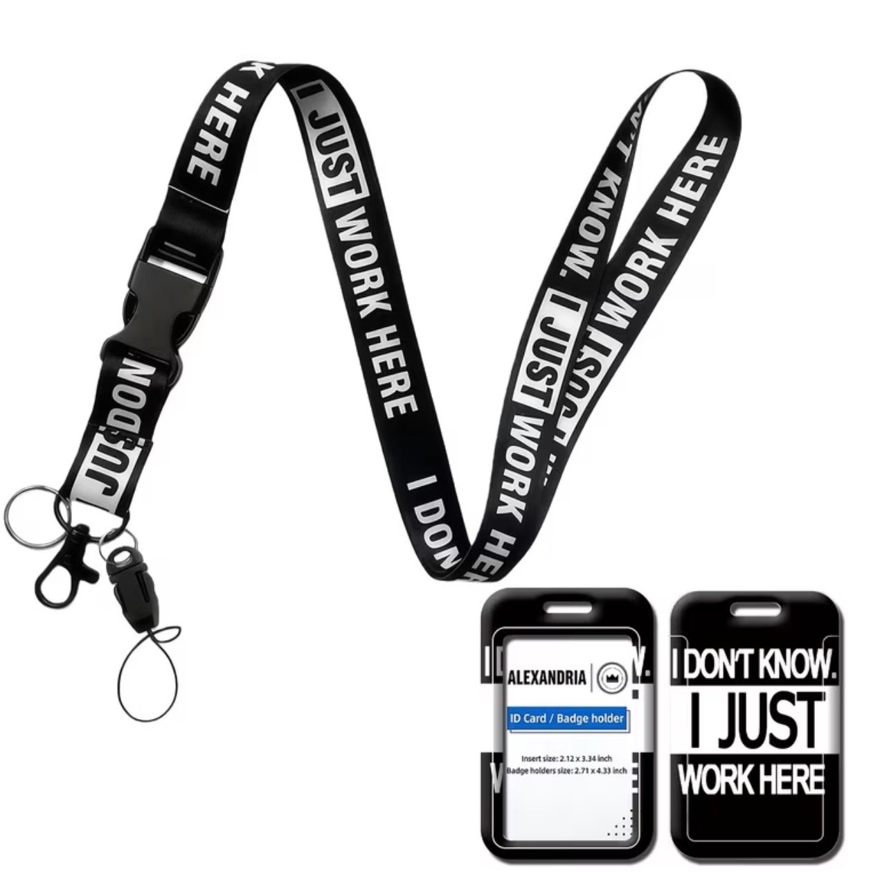 I don’t know I just work here ID badge - Image 1